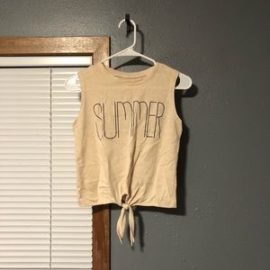 Shein Summer Tank Crop Rop